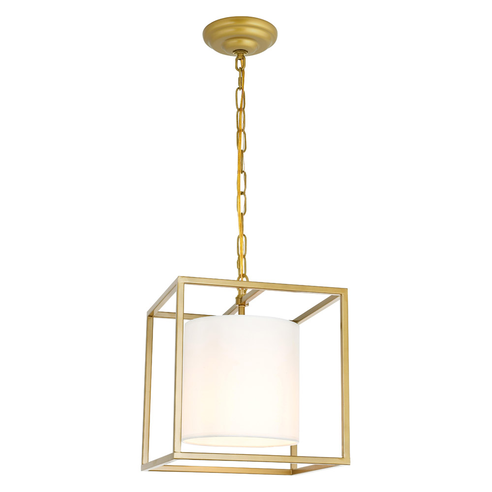 Elegant Pendant Light - Brass, L 12" (LD6005D12BR)