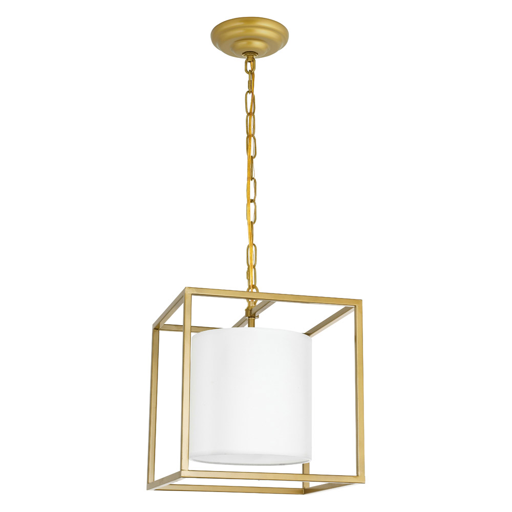 Elegant Pendant Light - Brass, L 12" (LD6005D12BR)