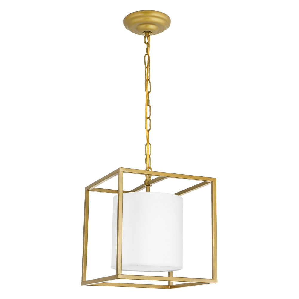 Elegant Pendant Light - Brass, L 12" (LD6005D12BR)