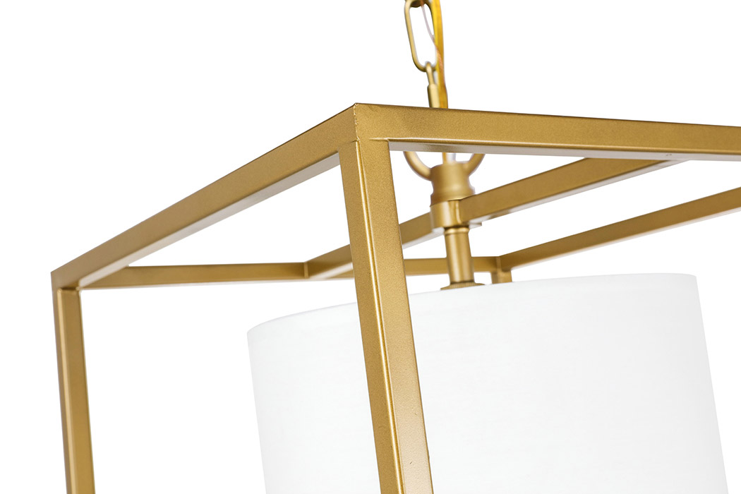 Elegant Pendant Light - Brass, L 12" (LD6005D12BR)