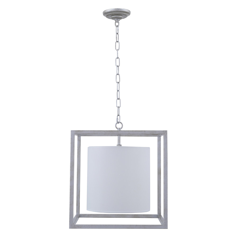 Elegant Pendant Light - Silver, L 16" (LD6005D16S)