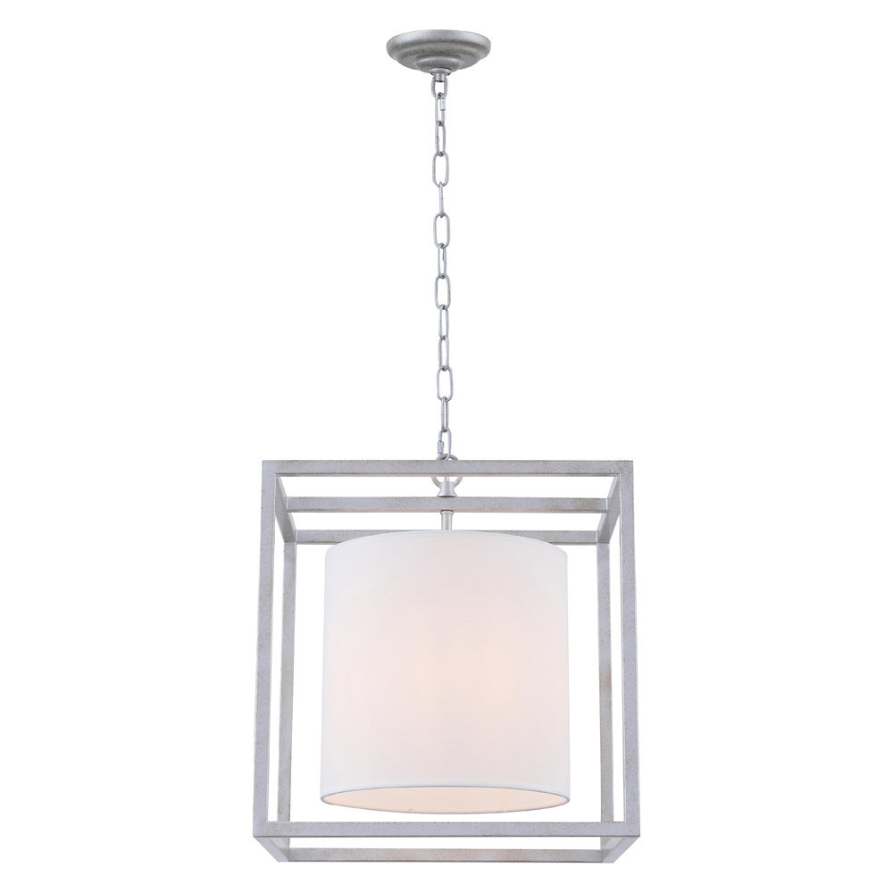 Elegant Pendant Light - Silver, L 16" (LD6005D16S)