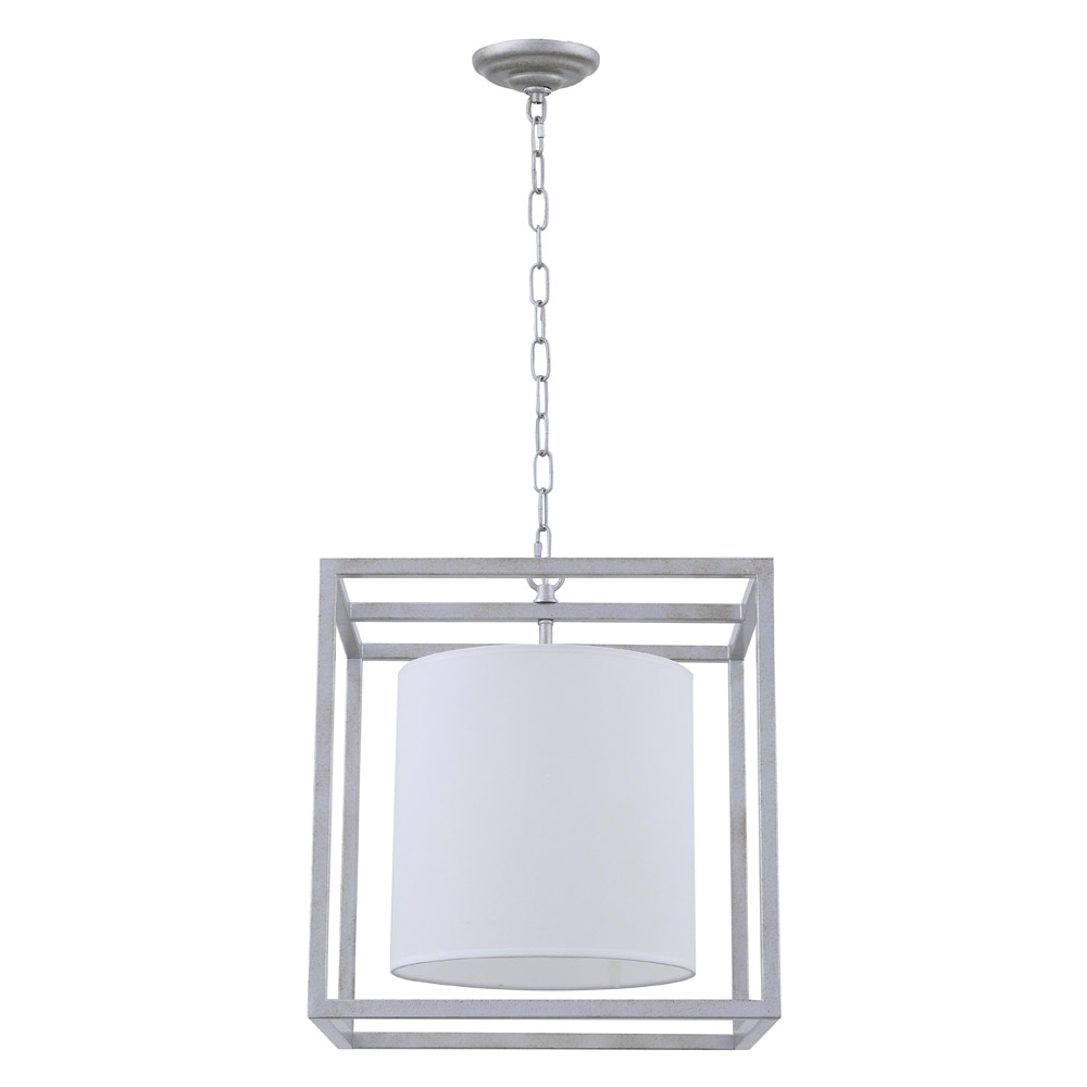 Elegant Pendant Light - Silver, L 16" (LD6005D16S)