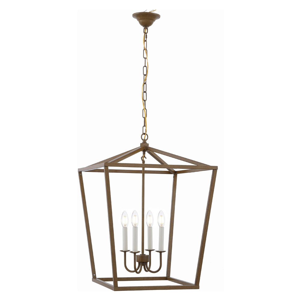 Elegant Maddox 1-Light Pendant - Gold, L 20" (LD6008D20G)