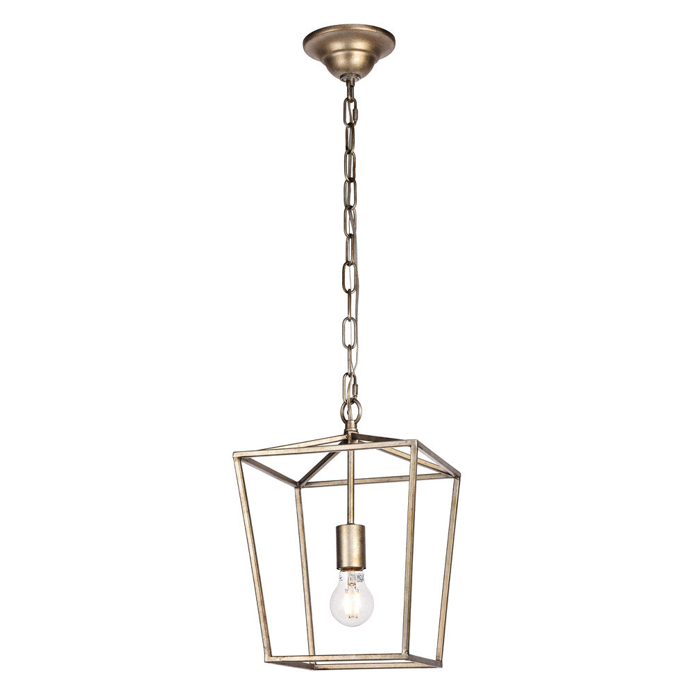 Elegant Maddox 1-Light Pendant - Silver, L 9" (LD6008D9S)