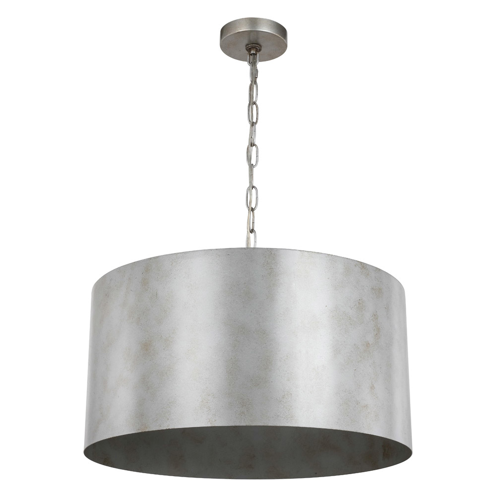 Elegant Miro 1-Light Pendant - Silver, L 20" (LD6015D20S)