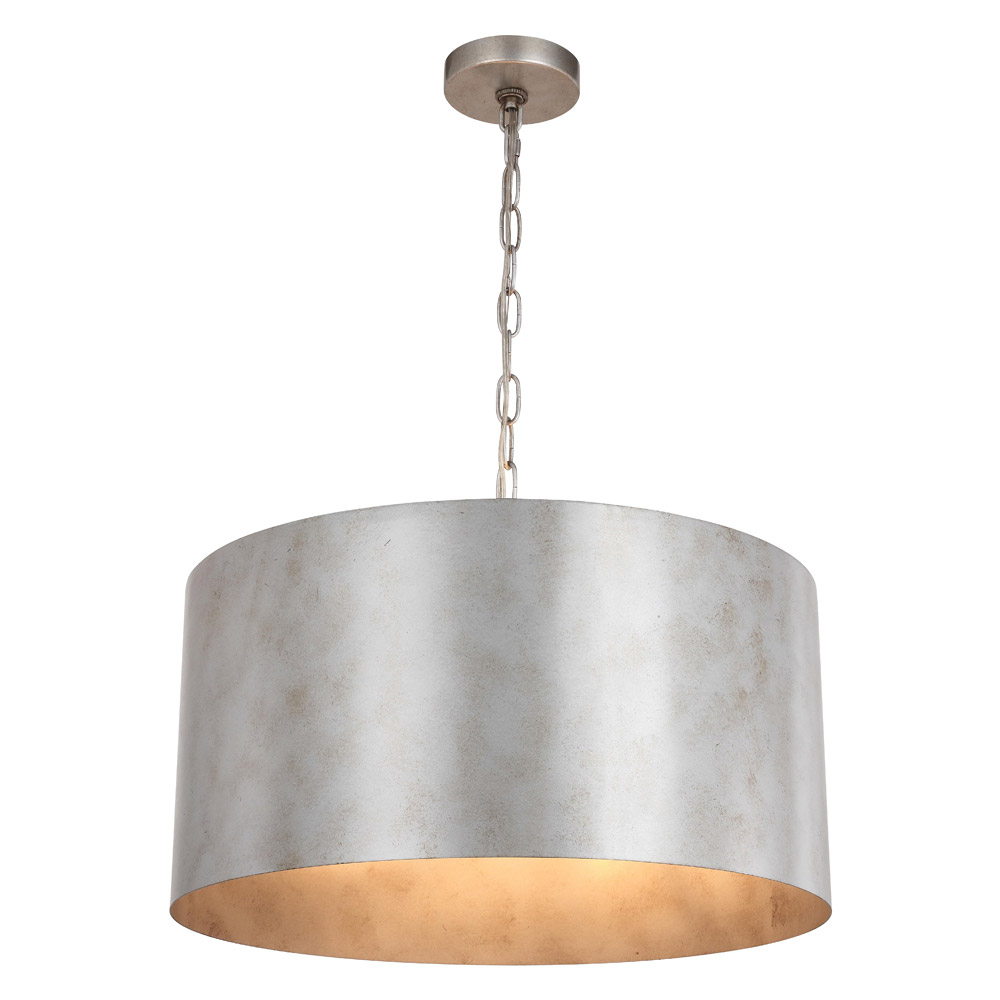 Elegant Miro 1-Light Pendant - Silver, L 20" (LD6015D20S)