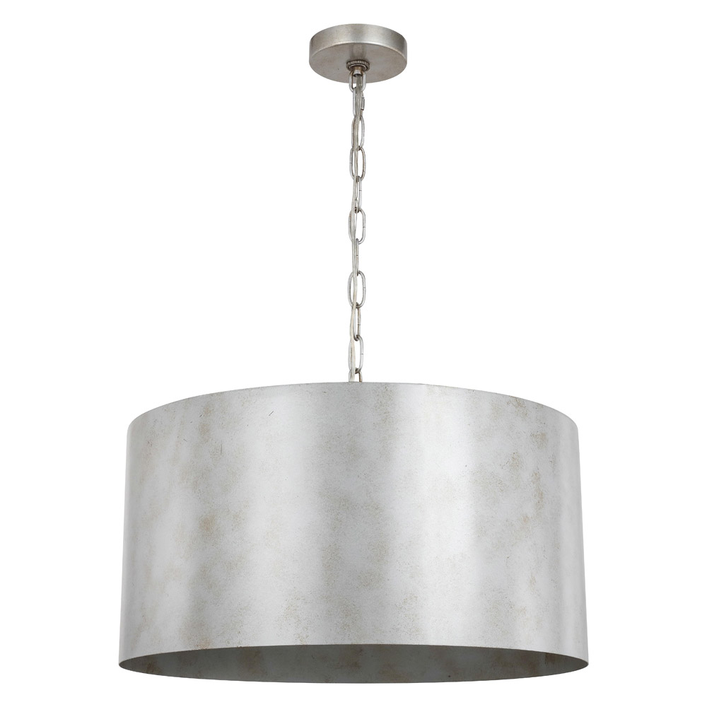 Elegant Miro 1-Light Pendant - Silver, L 20" (LD6015D20S)