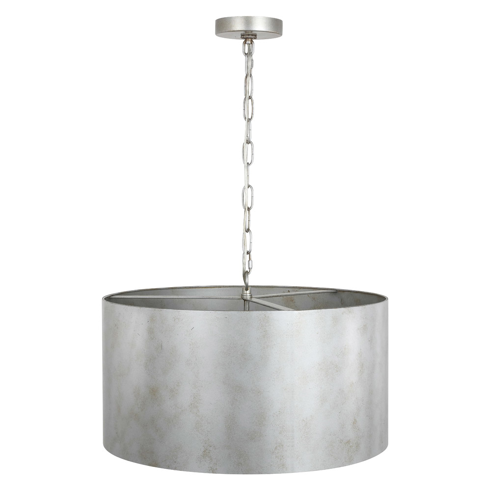 Elegant Miro 1-Light Pendant - Silver, L 20" (LD6015D20S)