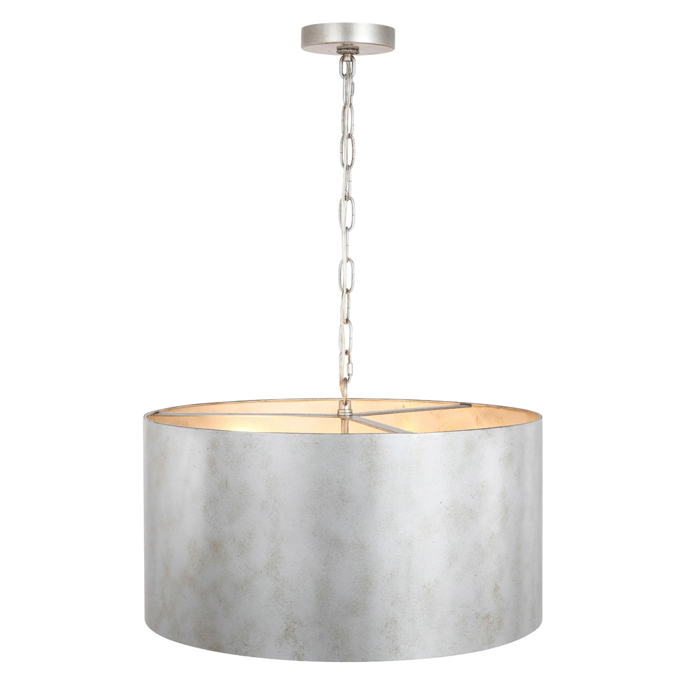 Elegant Miro 1-Light Pendant - Silver, L 20" (LD6015D20S)