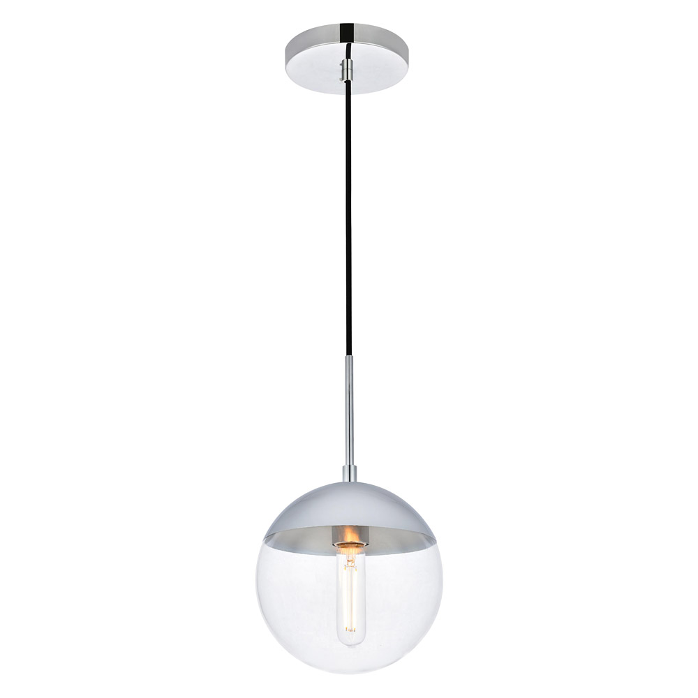 Elegant Pendant Light - Chrome, L 8" (LD6029)