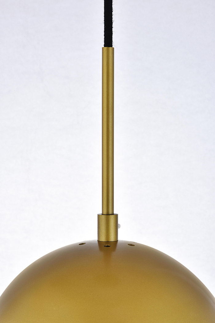 Elegant Pendant Light - Brass, L 8" (LD6031BR)