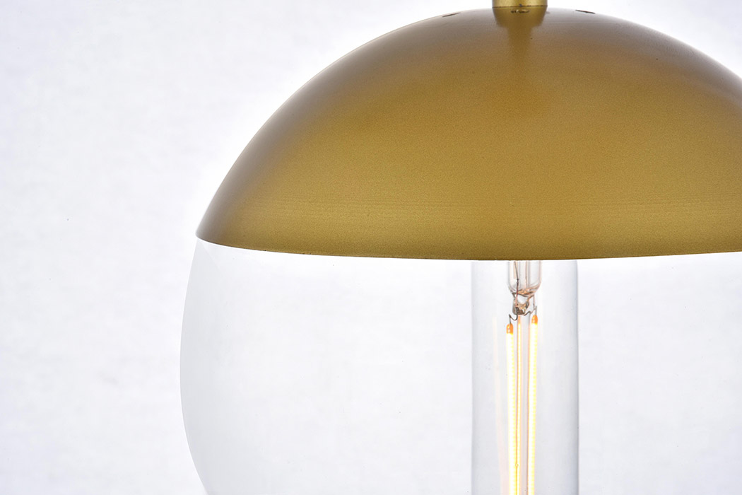 Elegant Pendant Light - Brass, L 8" (LD6031BR)