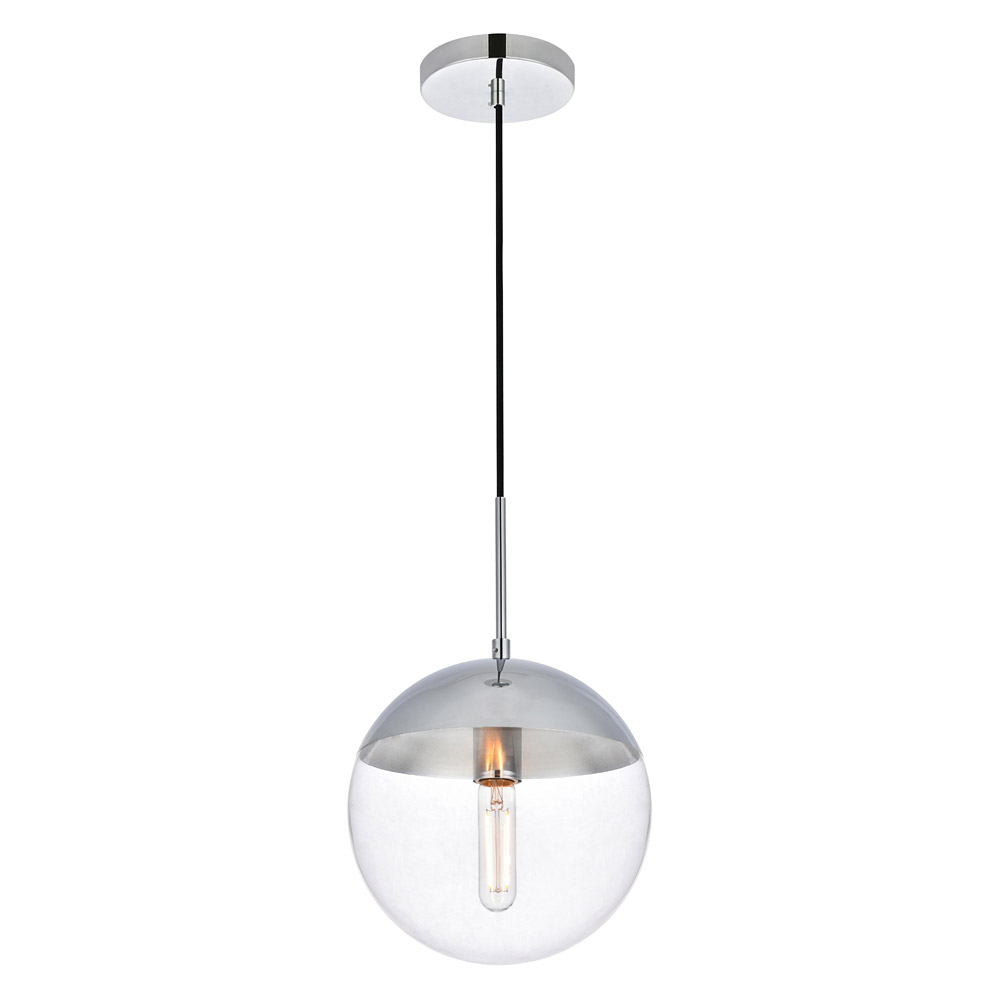 Elegant Pendant Light - Chrome, L 10" (LD6035C)