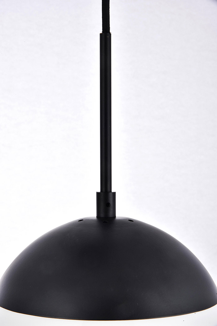 Elegant Pendant Light - Black/Glass Matte (LD6068BK)