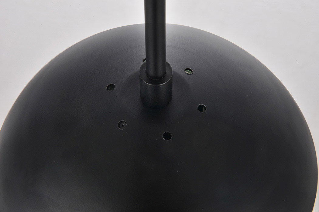 Elegant Pendant Light - Black/Glass Matte (LD6074BK)