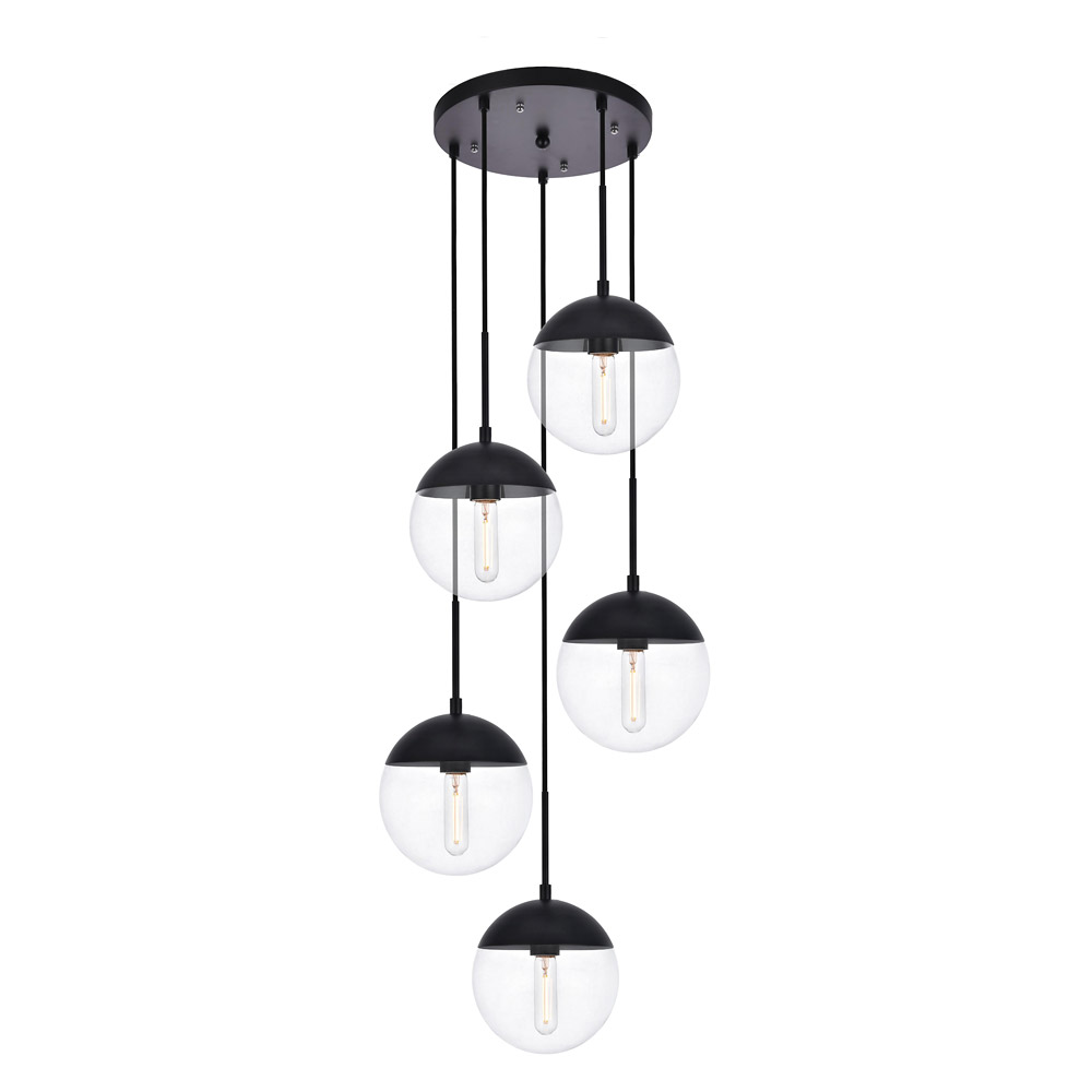 Elegant Pendant Light - Black (LD6075BK)