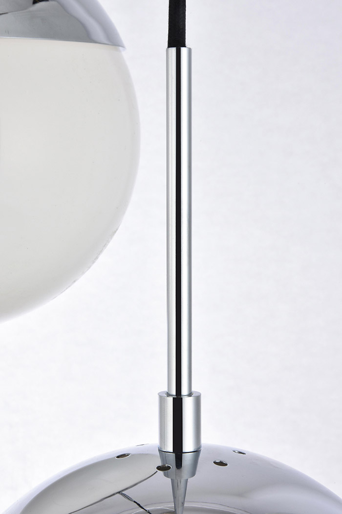 Elegant Pendant Light - Chrome/Glass Matte (LD6076C)