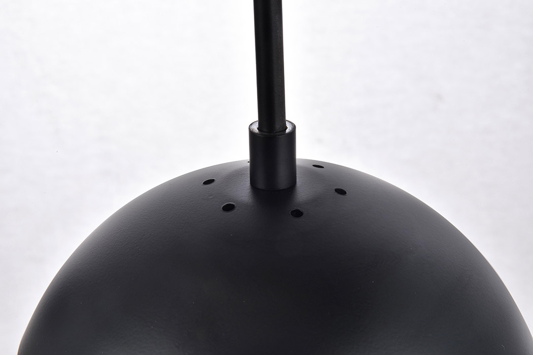 Elegant Pendant Light - Black/Glass Matte (LD6086BK)