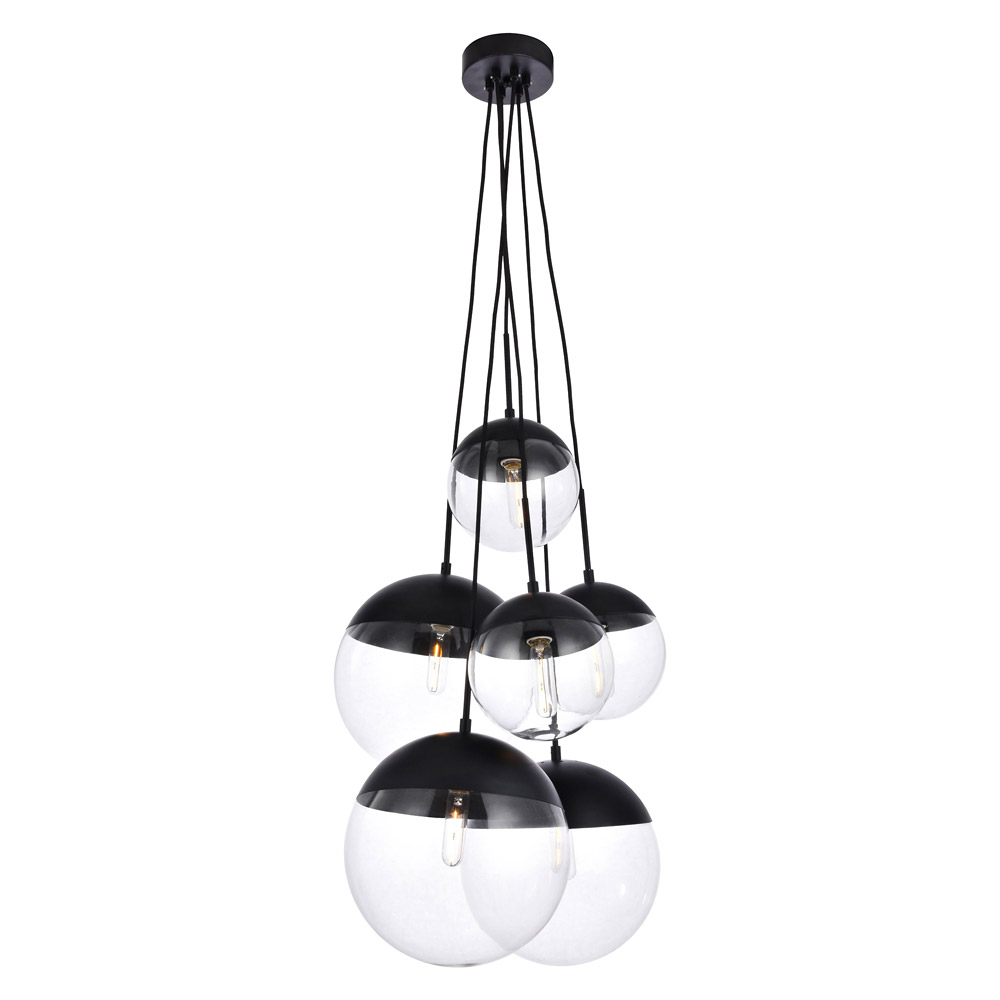 Elegant Pendant Light - Black (LD6093BK)