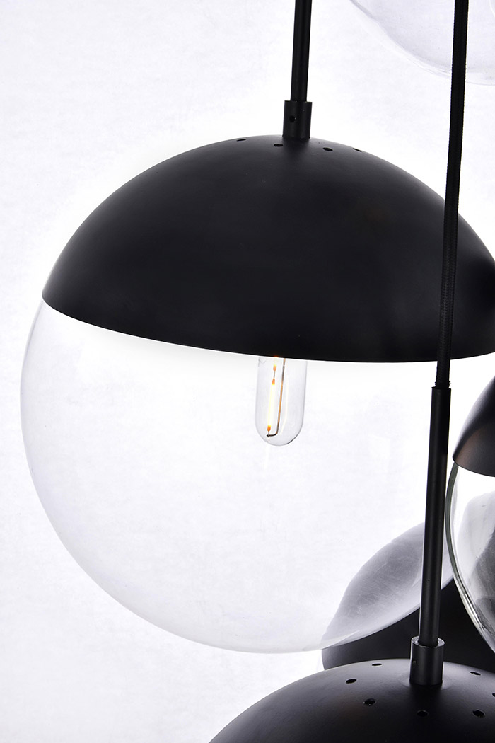 Elegant Pendant Light - Black (LD6093BK)