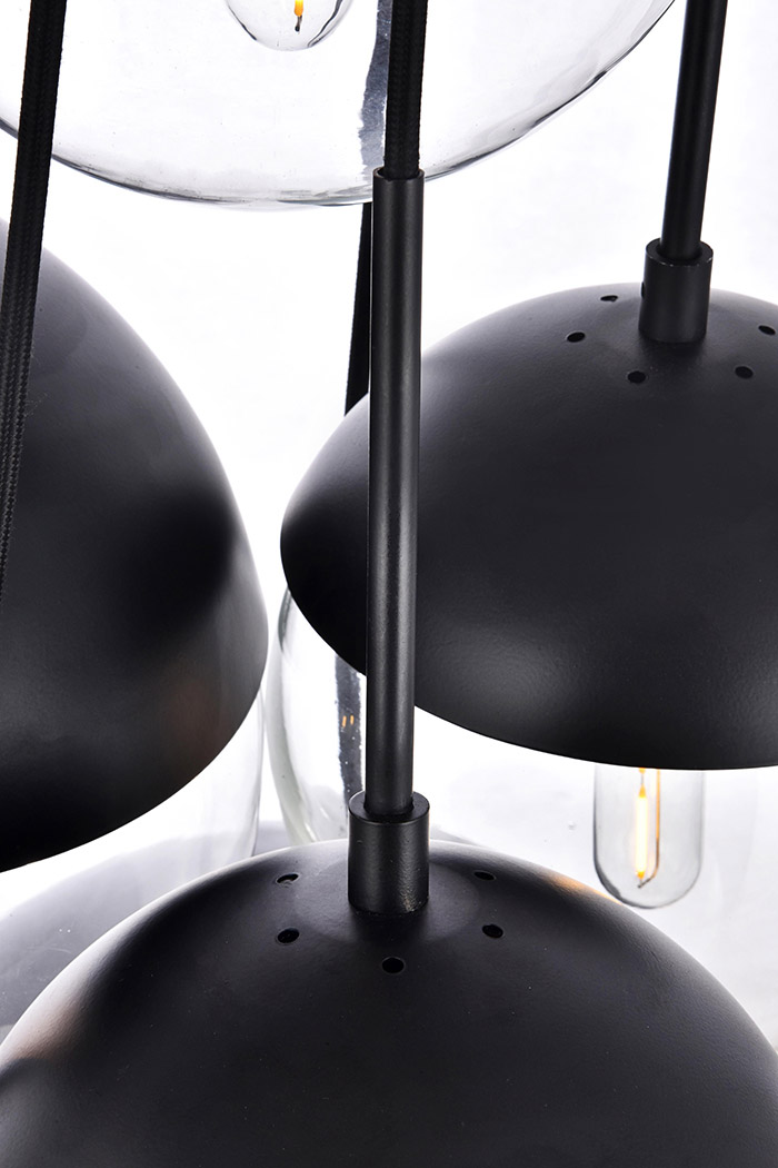 Elegant Pendant Light - Black (LD6093BK)