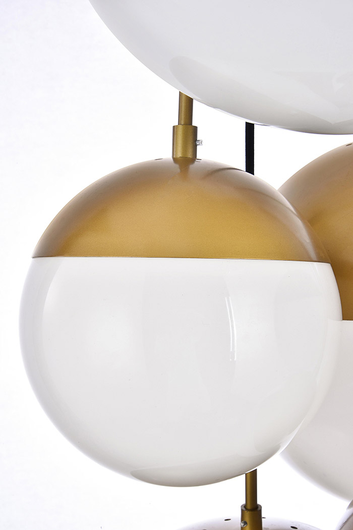 Elegant Pendant Light - Brass/Glass Matte (LD6096BR)