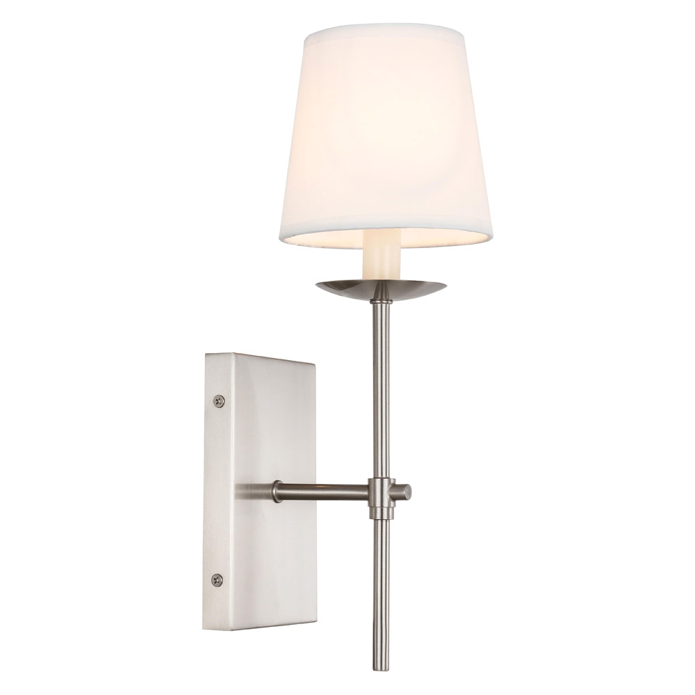 Elegant Wall Sconce - Burnished Nickel (LD6102W4BN)