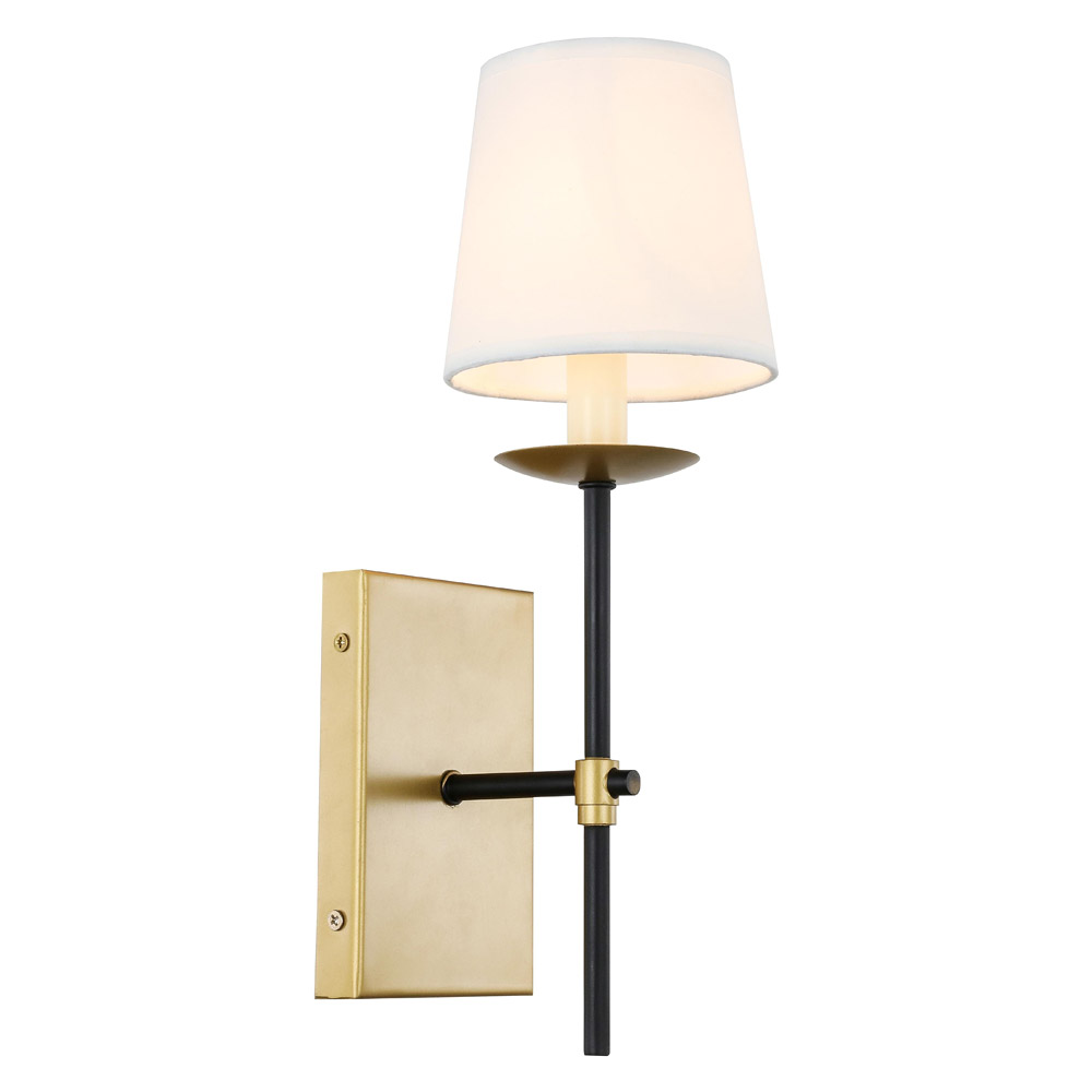 Elegant Wall Sconce - Brass/Black (LD6102W4BRBK)