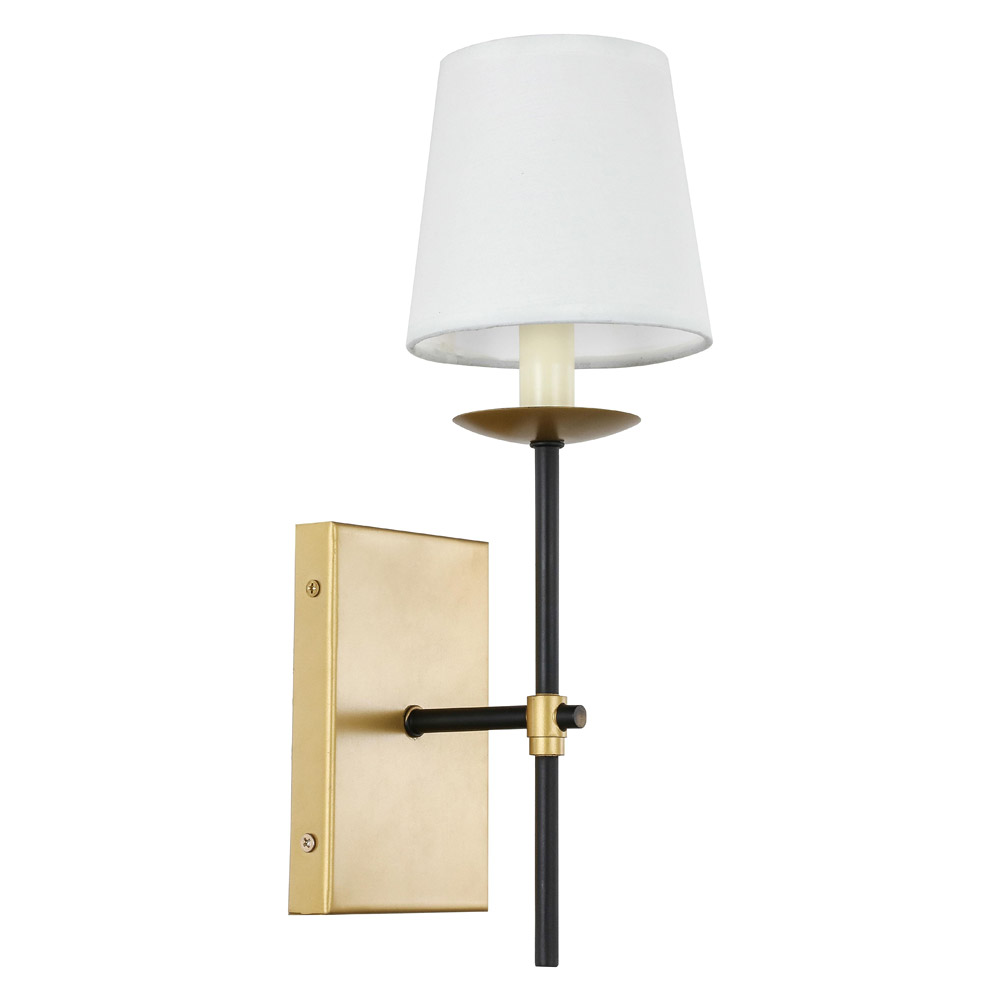 Elegant Wall Sconce - Brass/Black (LD6102W4BRBK)