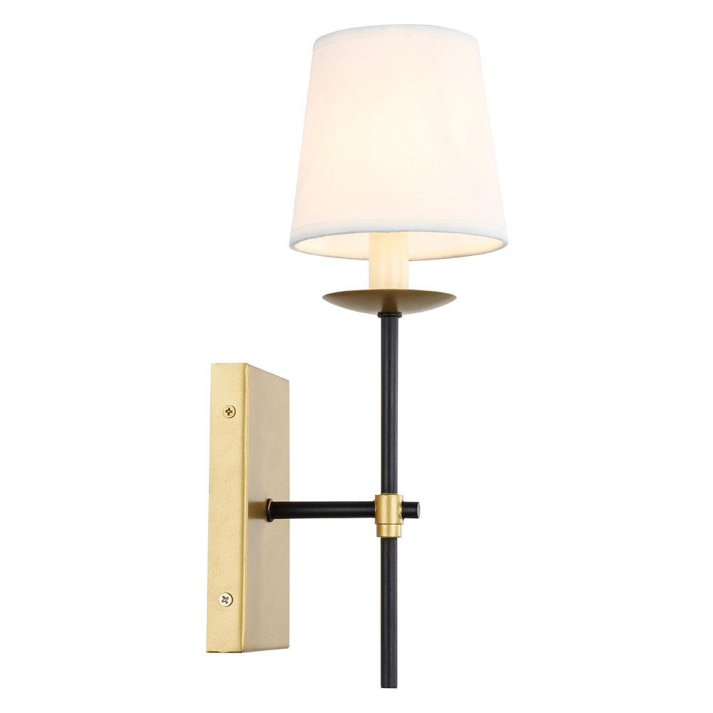 Elegant Wall Sconce - Brass/Black (LD6102W4BRBK)