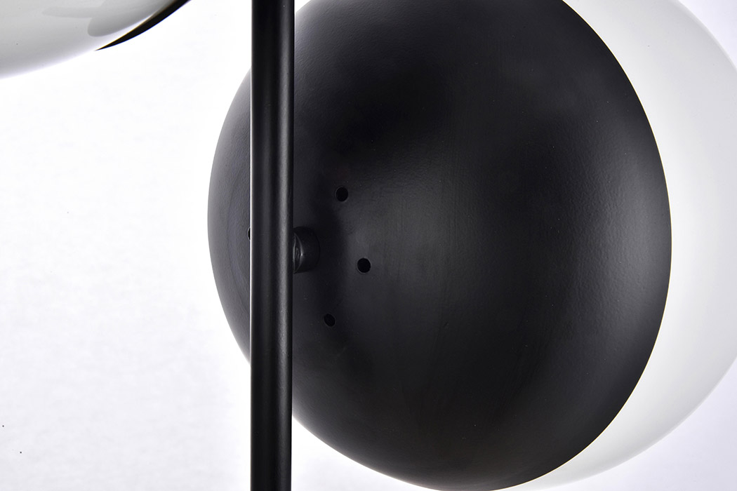 Elegant Pendant Light - Black/Glass Matte (LD6122BK)