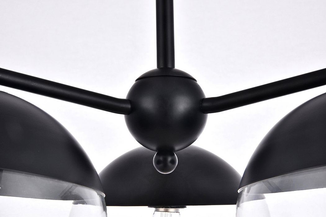 Elegant Pendant Light - Black (LD6129BK)