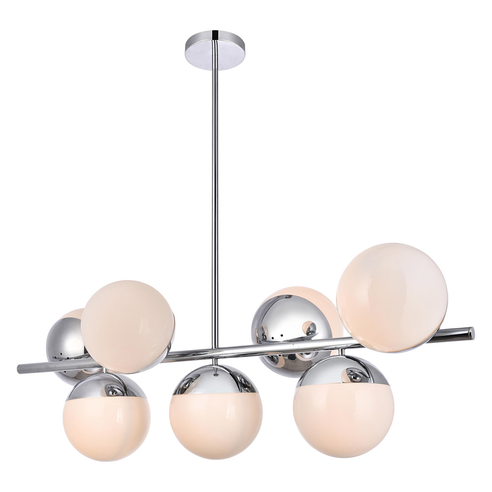 Elegant Pendant Light - Chrome/Glass Matte (LD6136C)