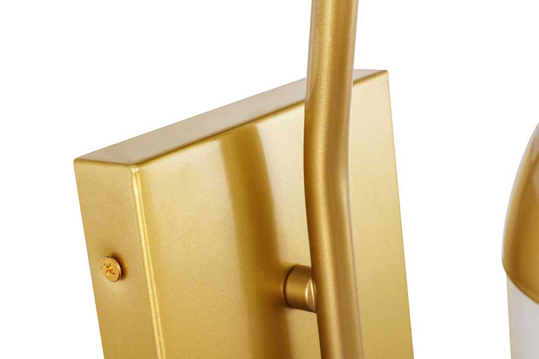 Elegant Wall Sconce - Brass/Matte Glass (LD6173BR)