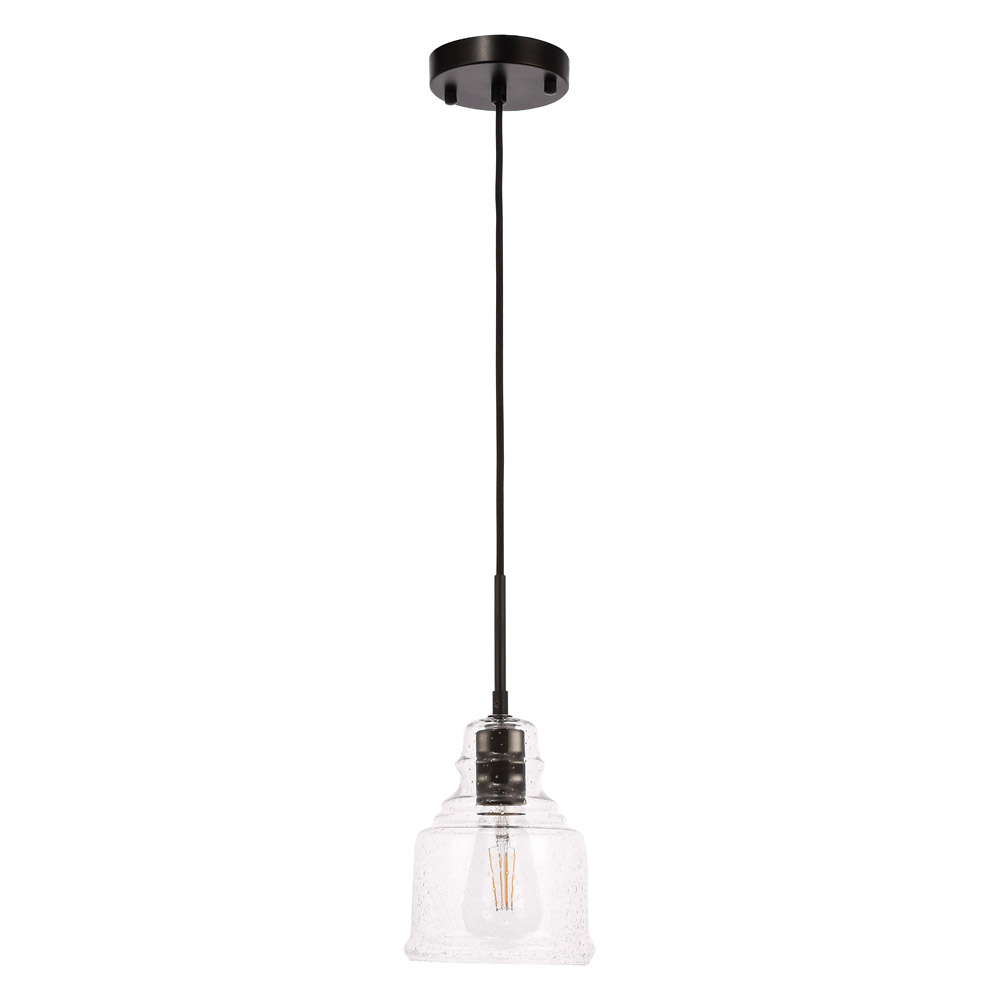 Elegant Pendant Light - Black (LD6195BK)