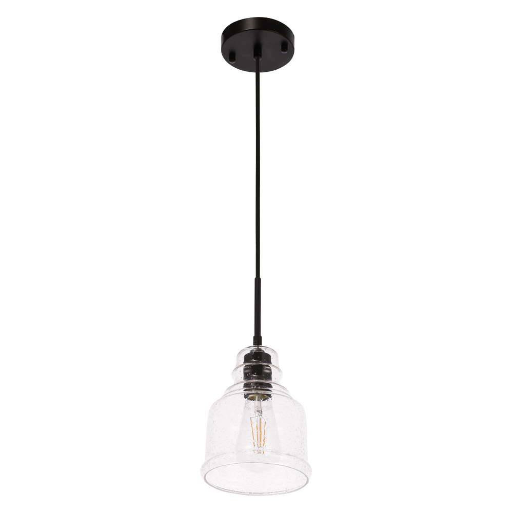 Elegant Pendant Light - Black (LD6195BK)