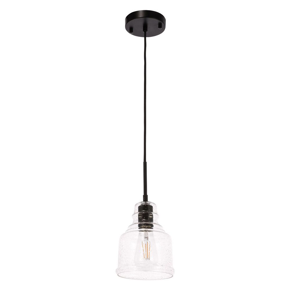 Elegant Pendant Light - Black (LD6195BK)