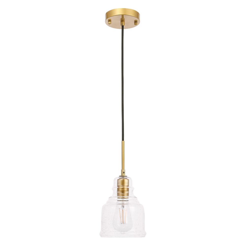 Elegant Pendant Light - Brass (LD6197BR)