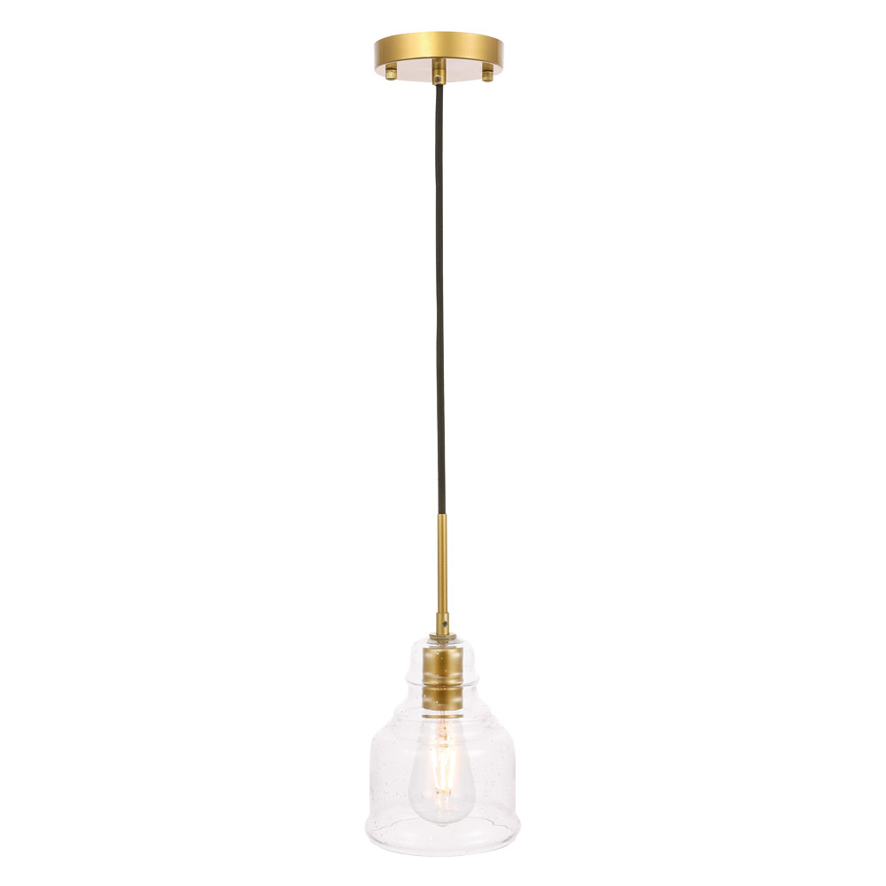 Elegant Pendant Light - Brass (LD6197BR)