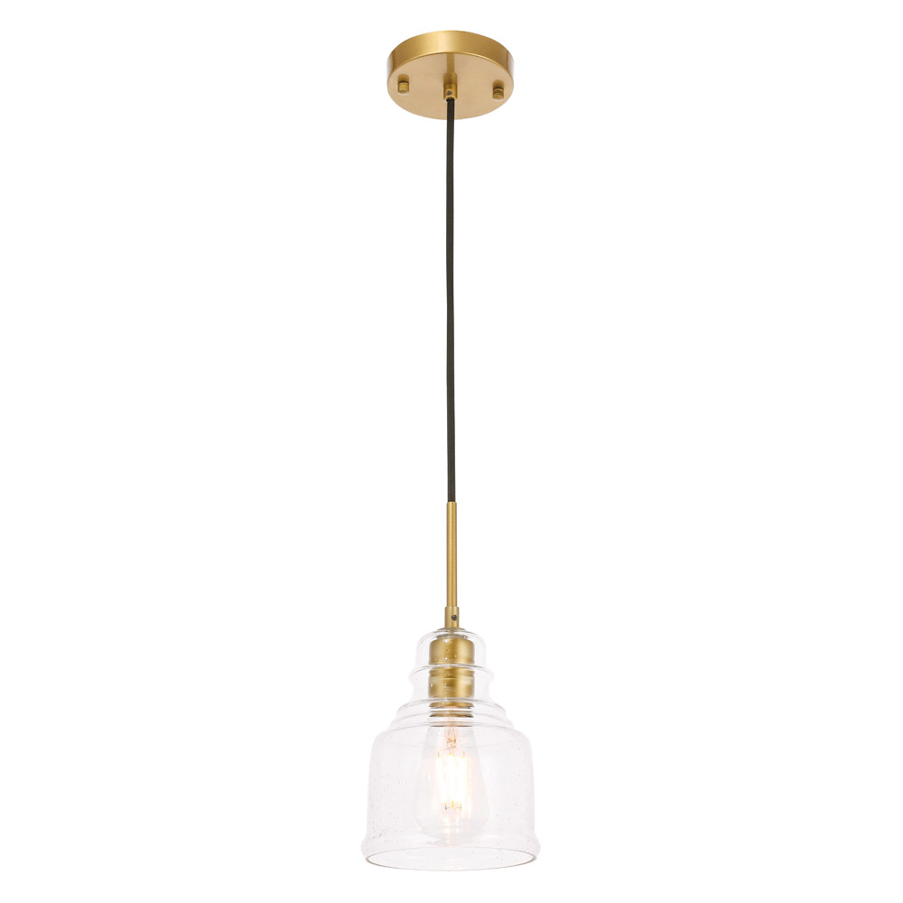 Elegant Pendant Light - Brass (LD6197BR)