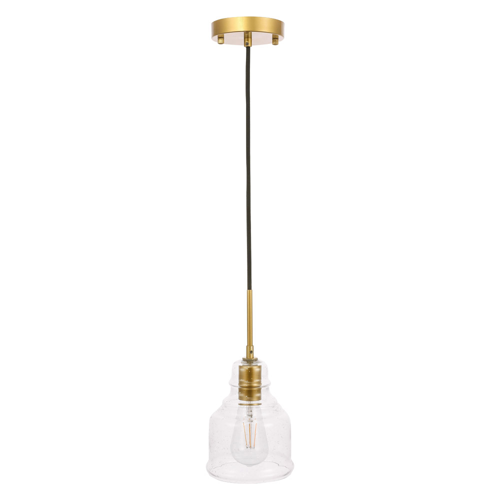 Elegant Pendant Light - Brass (LD6197BR)