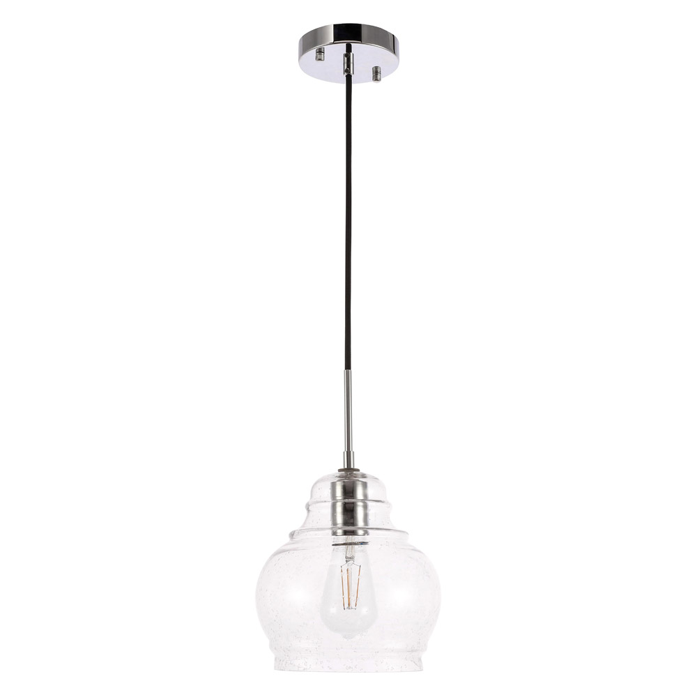 Elegant Pendant Light - Chrome, L 8" (LD6199C)