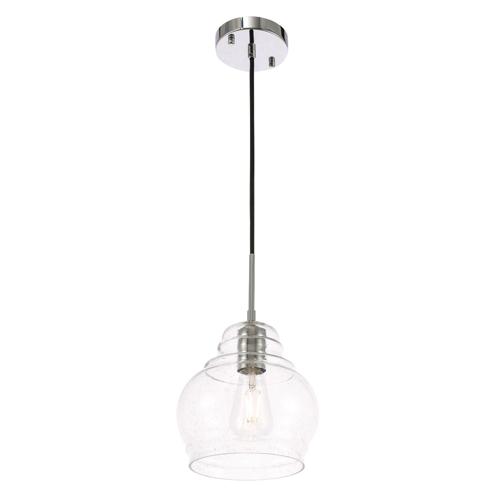 Elegant Pendant Light - Chrome, L 8" (LD6199C)