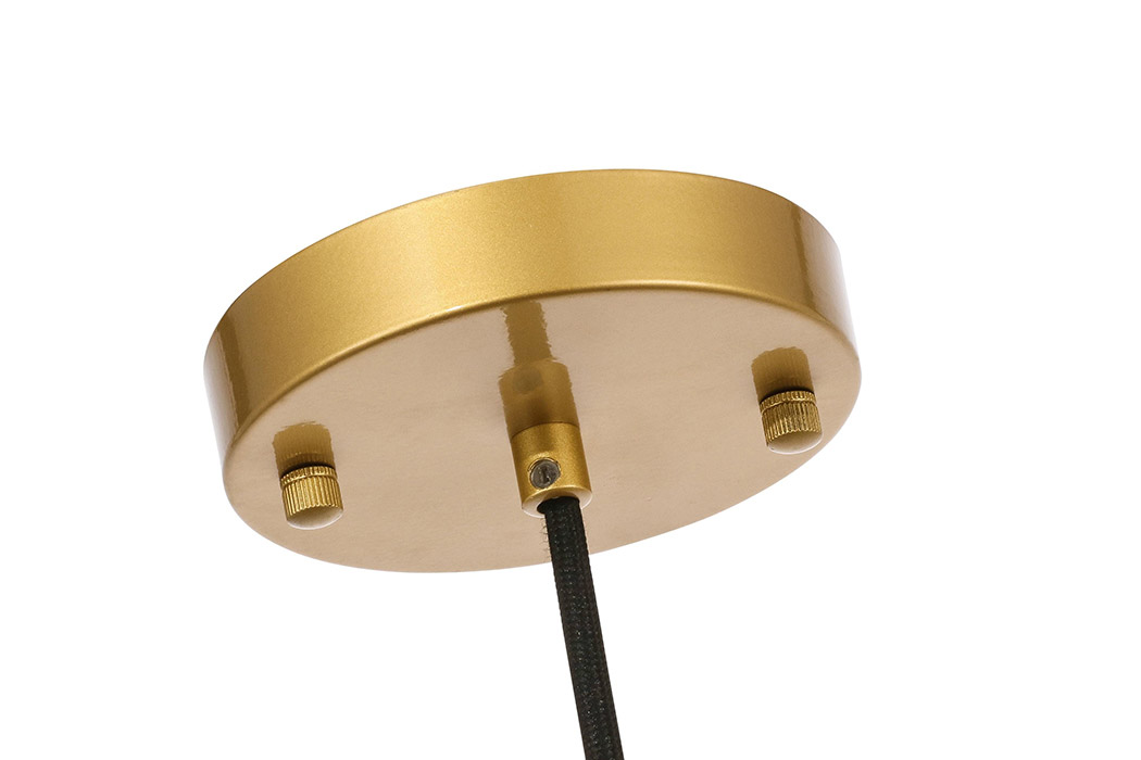 Elegant Pendant Light - Brass, L 6.25" (LD6203BR)