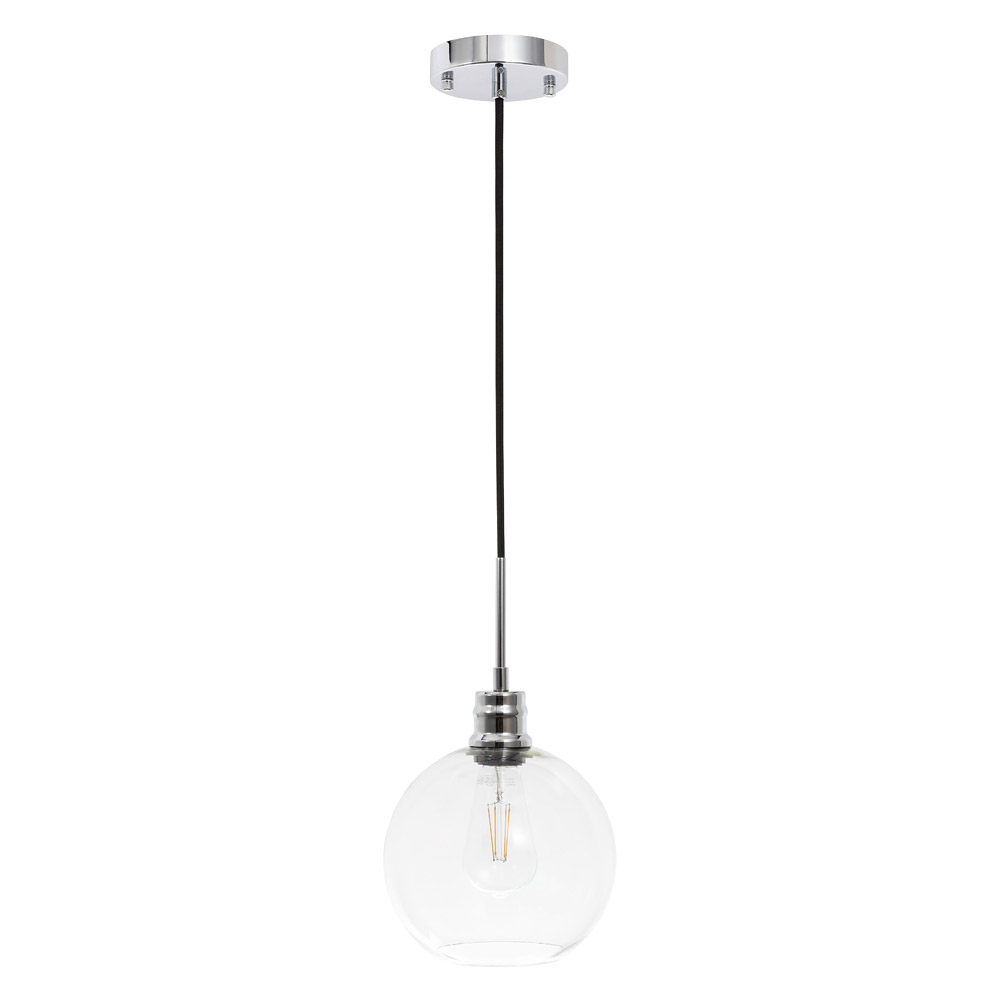 Elegant Pendant Light - Chrome, L 8" (LD6205C)