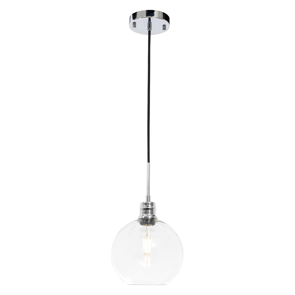 Elegant Pendant Light - Chrome, L 8" (LD6205C)