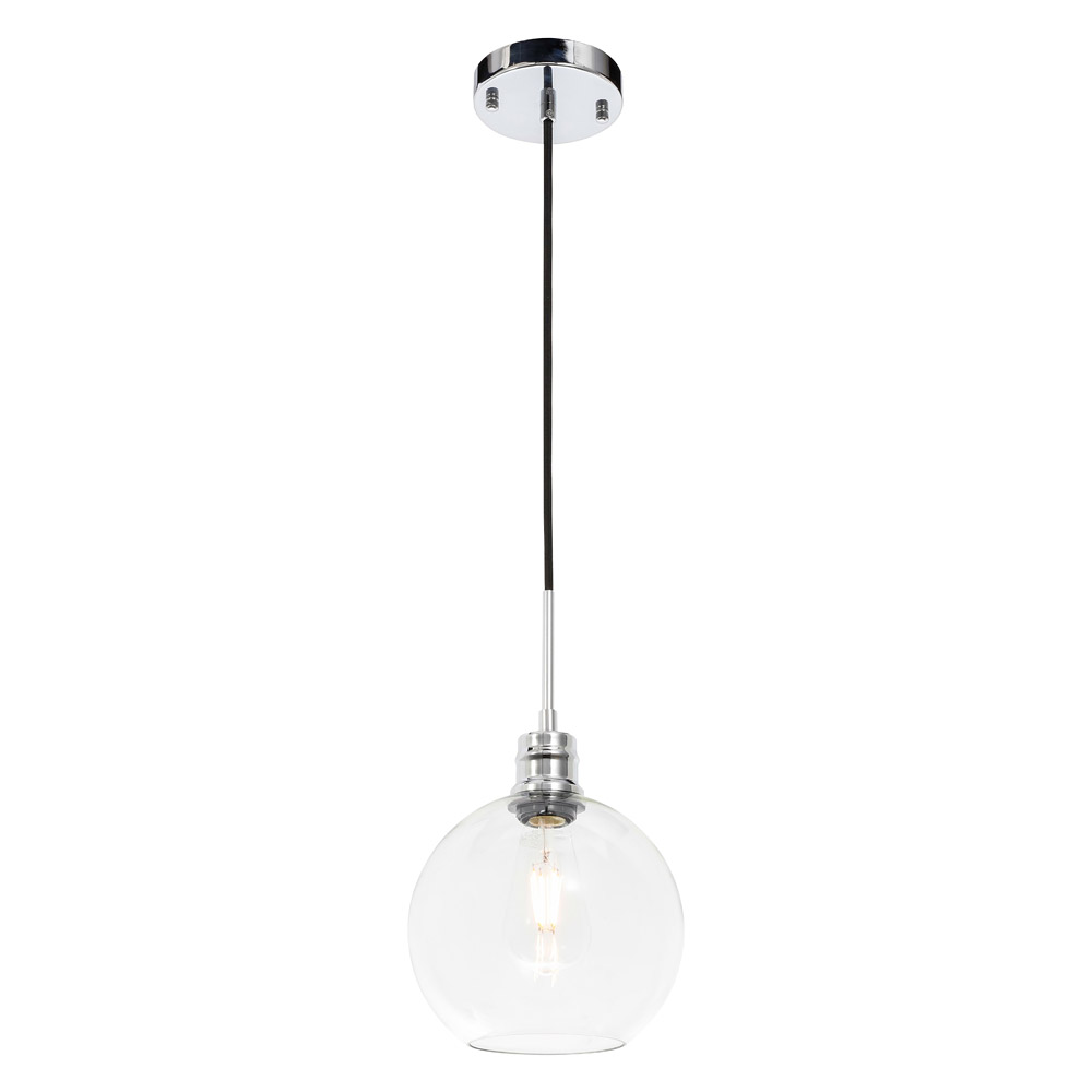 Elegant Pendant Light - Chrome, L 8" (LD6205C)