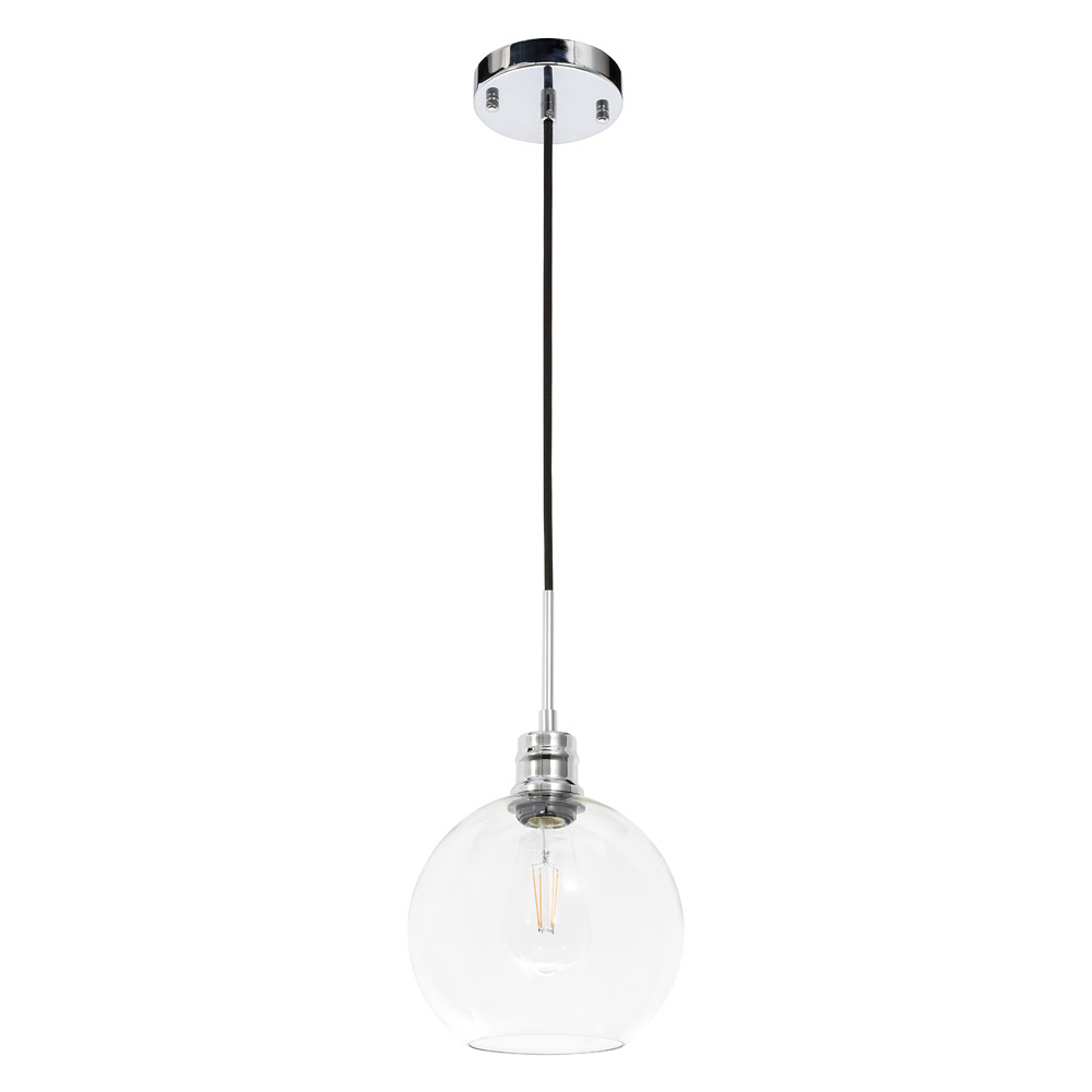 Elegant Pendant Light - Chrome, L 8" (LD6205C)