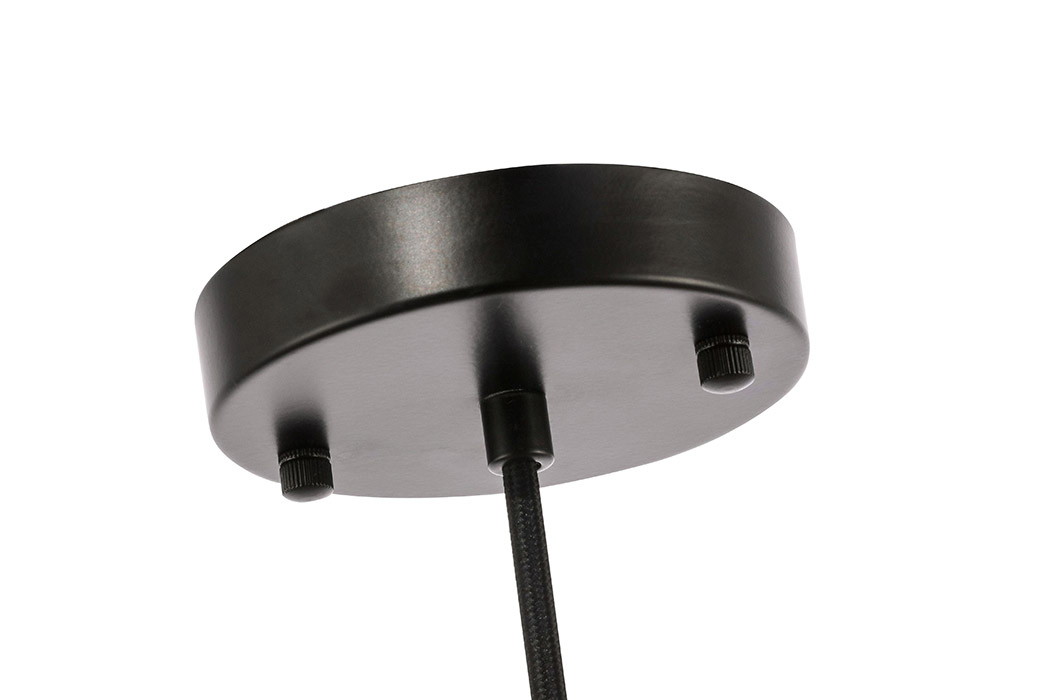 Elegant Pendant Light - Black, L 6" (LD6210BK)